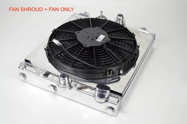 CSF Cooling - Racing & High Performance Division - CSF Fan Shroud & Fan 92-00 Civic All-Aluminum Fan Shroud w/ 12-inch SPAL fan