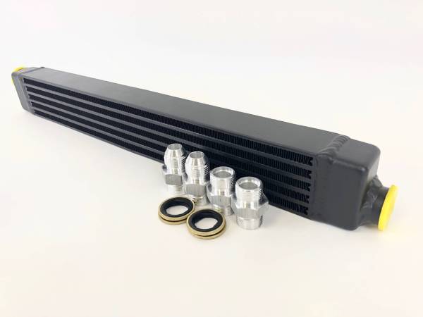 CSF Cooling - Racing & High Performance Division - CSF Oil Cooler BMW E30 HP Oil Cooler w/ fittings for OEM style and AN-10 male connections
