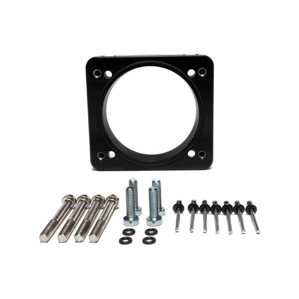 IAG Performance - IAG Throttle Body Adapter Plate Big Bore 76mm Throttle Body Adapter for Process West Intake; Black