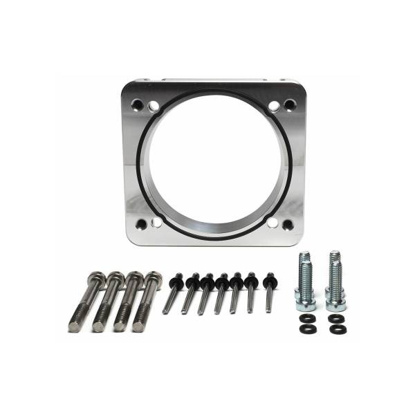 IAG Performance - IAG Throttle Body Adapter Plate Big Bore 76mm Throttle Body Adapter for Process West Intake; Silver