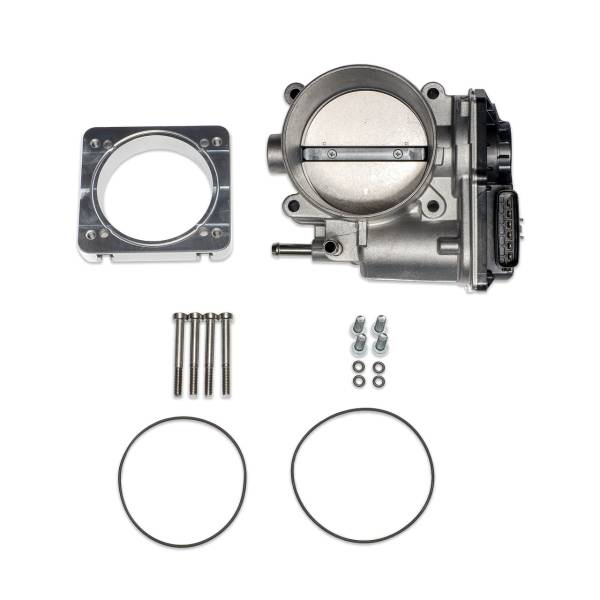IAG Performance - IAG Throttle Body & Adapter Plate IAG Big Bore 76mm Throttle Body & Silver Adapter for STI PW Intake Manifolds