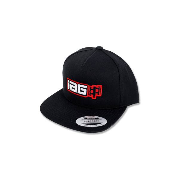 IAG Performance - IAG Performance Hat Boxer Logo Embroidered Snapback Cap - Black