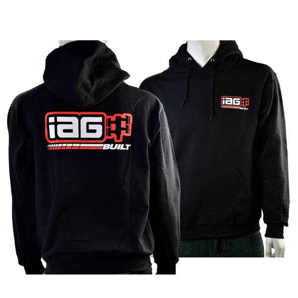 IAG Performance - IAG Performance Hoodie Men's Built Logo Black Hoodie - Size L