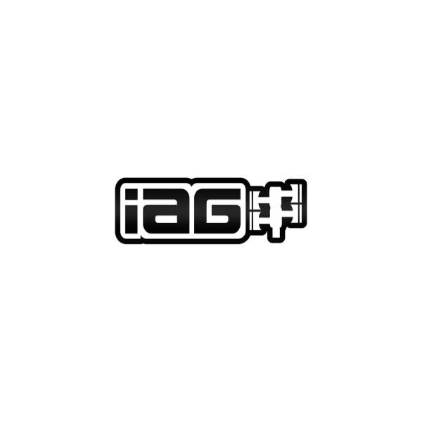 IAG Performance - IAG Performance Sticker 6" Gloss Black Die Cut Sticker - Sold Individually