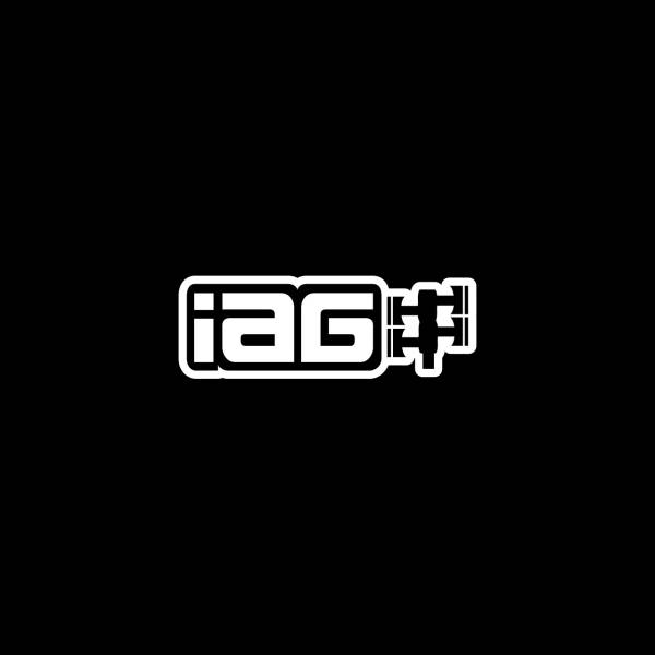 IAG Performance - IAG Performance Sticker 6" Gloss White Die Cut Sticker - Sold Individually