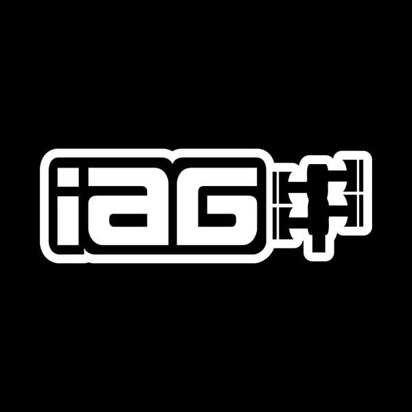 IAG Performance - IAG Performance Sticker 20" Gloss White Die Cut Sticker - Sold Individually