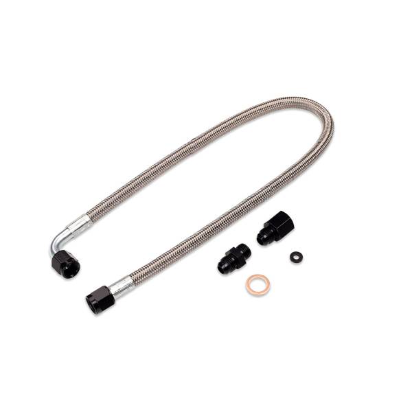 IAG Performance - IAG Power Steering Line - Rotated Route High Pressure Braided Power Steering Line (Rotated Turbo Routing)