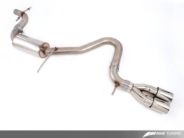 AWE Tuning - AWE Tuning Audi 8P A3 FWD Cat-Back Performance Resonated Exhaust