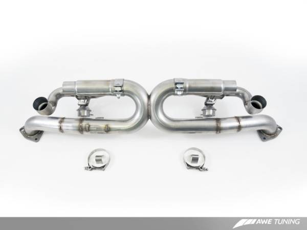 AWE Tuning - AWE Tuning Porsche 991 SwitchPath Exhaust for Non-PSE Cars Chrome Silver Tips