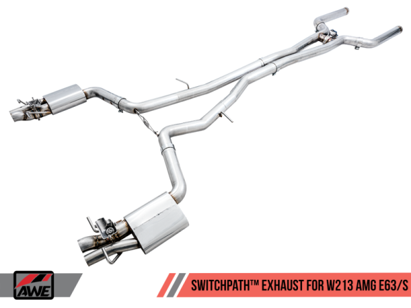 AWE Tuning - AWE Tuning Mercedes-Benz W213 AMG E63/S Sedan/Wagon SwitchPath Exhaust System - for DPE Cars