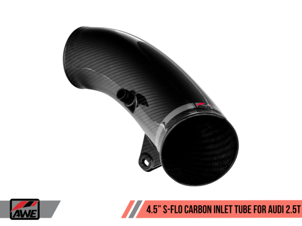 AWE Tuning - AWE Tuning Audi RS3 / TT RS 4.5in S-FLO Carbon Inlet Tube