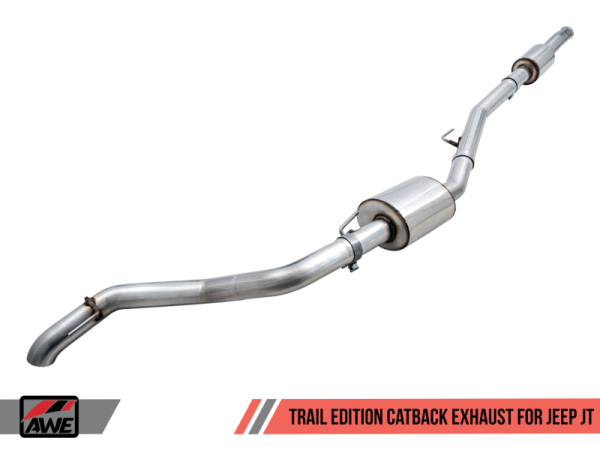 AWE Tuning - AWE Tuning 20-21 Jeep Gladiator JT 3.6L Trail Edition Cat-Back Exhaust