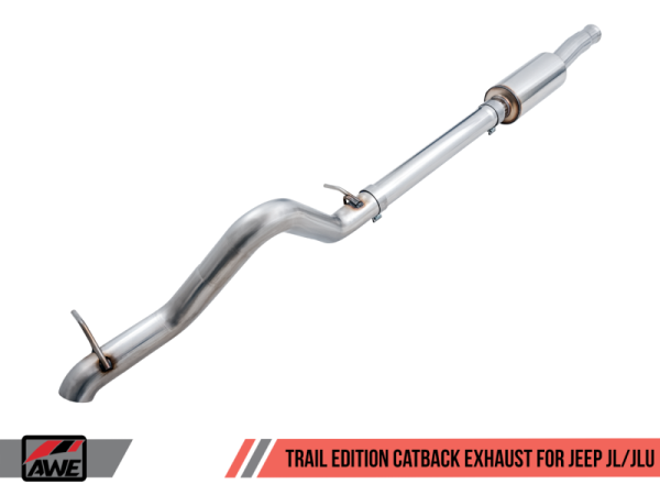 AWE Tuning - AWE Tuning 2018+ Jeep Wrangler JL/JLU 2.0T Trail Edition Cat-Back Exhaust