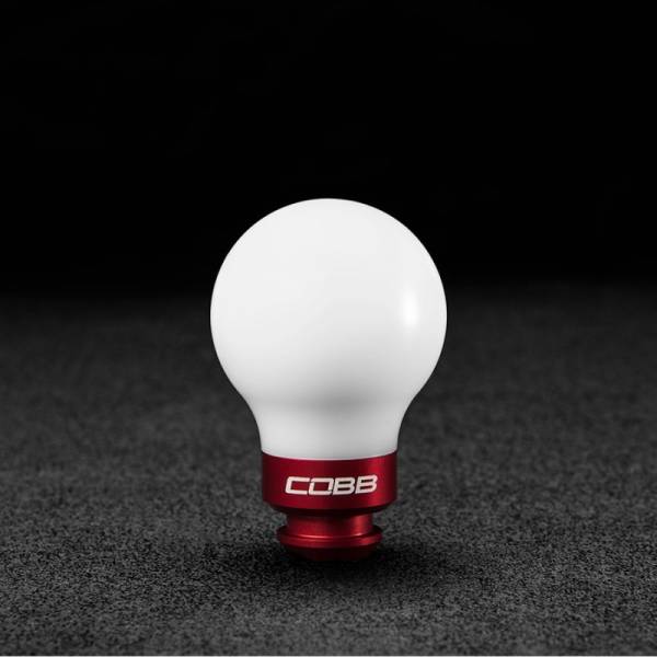 COBB - Cobb Subaru 5-Speed COBB Knob - White w/ Race Red