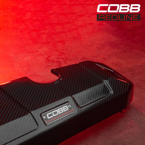 COBB - Cobb 17-20 Ford F-150 EcoBoost 3.5L/Raptor / 18-20 F-150 2.7L Redline Carbon Fiber Coolant Cover