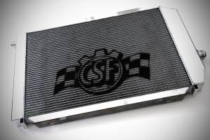 CSF Cooling - Racing & High Performance Division - CSF Radiator Universal Radiator, Dual core w/B-Tube Tech, AN fittings, Triple pass design - Image 1