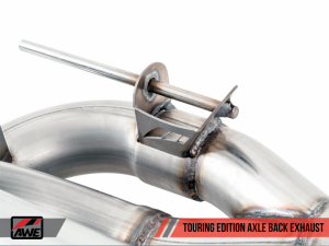 AWE Tuning - AWE Tuning BMW F3X 335i/435i Touring Edition Axle-Back Exhaust - Chrome Silver Tips (90mm) - Image 9
