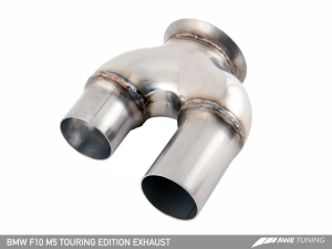 AWE Tuning - AWE Tuning BMW F10 M5 Touring Edition Axle-Back Exhaust Chrome Silver Tips - Image 11