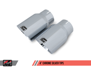 AWE Tuning - AWE Tuning S550 Mustang EcoBoost Axle-back Exhaust - Touring Edition (Chrome Silver Tips) - Image 11