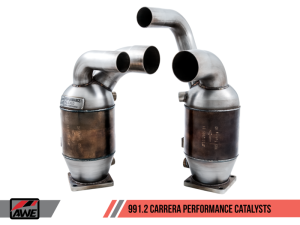 AWE Tuning - AWE Tuning Porsche 991.2 3.0L Performance Catalysts (PSE Only) - Image 1