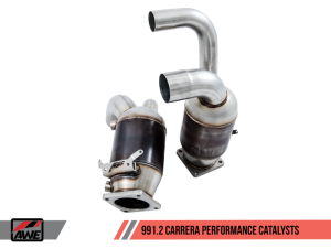 AWE Tuning - AWE Tuning Porsche 991.2 3.0L Performance Catalysts (PSE Only) - Image 7