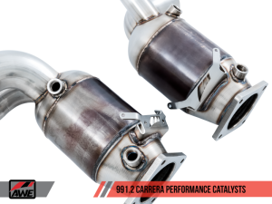 AWE Tuning - AWE Tuning Porsche 991.2 3.0L Performance Catalysts (PSE Only) - Image 9