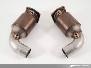AWE Tuning - AWE Tuning Porsche 997.2TT Performance High Flow Cat Sections for OE Muffler - Image 2