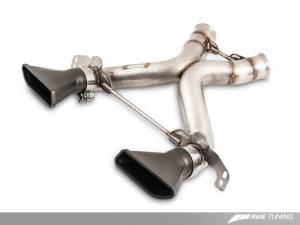 AWE Tuning - AWE Tuning McLaren 650S Performance Exhaust - Machined Tips - Image 1