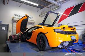 AWE Tuning - AWE Tuning McLaren MP4-12C Performance Exhaust - Machined Tips - Image 13