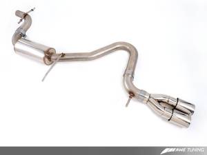 AWE Tuning - AWE Tuning Audi 8P A3 FWD Cat-Back Performance Resonated Exhaust - Image 1