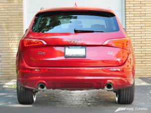AWE Tuning - AWE Tuning Audi 8R Q5 3.2L Non-Resonated Exhaust System (Downpipe-Back) - Polished Silver Tips - Image 6