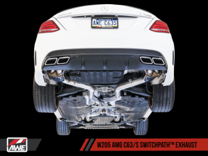 AWE Tuning - AWE Tuning Mercedes-Benz W205 AMG C63/S Sedan SwitchPath Exhaust System - for DPE Cars - Image 4