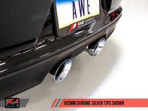 AWE Tuning - AWE Tuning Porsche 911 (991.2) Carrera / S SwitchPath Exhaust for PSE Cars - Chrome Silver Tips - Image 4