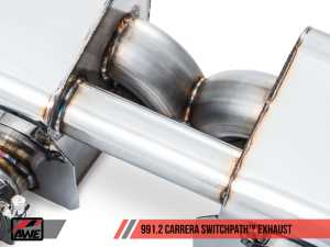 AWE Tuning - AWE Tuning Porsche 911 (991.2) Carrera / S SwitchPath Exhaust for PSE Cars - Chrome Silver Tips - Image 9