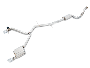 AWE Tuning - AWE Tuning Audi B9 A4 SwitchPath Exhaust Dual Outlet - Chrome Silver Tips (Includes DP and Remote) - Image 6