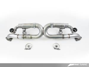 AWE Tuning - AWE Tuning Porsche 991 SwitchPath Exhaust for Non-PSE Cars Diamond Black Tips - Image 6
