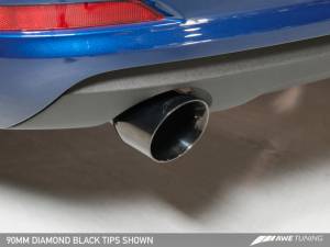 AWE Tuning - AWE Tuning Audi 8V A3 Touring Edition Exhaust - Dual Outlet Chrome Silver 90 mm Tips - Image 19