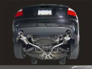 AWE Tuning - AWE Tuning Audi B6 A4 3.0L Touring Edition Exhaust - Polished Silver Tips - Image 1
