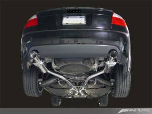 AWE Tuning - AWE Tuning Audi B6 A4 3.0L Touring Edition Exhaust - Polished Silver Tips - Image 2