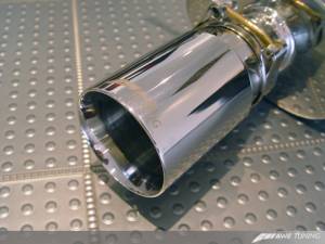 AWE Tuning - AWE Tuning Audi B6 A4 3.0L Touring Edition Exhaust - Polished Silver Tips - Image 4
