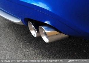 AWE Tuning - AWE Tuning Audi B8.5 S5 3.0T Touring Edition Exhaust System - Polished Silver Tips (102mm) - Image 3