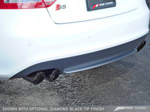 AWE Tuning - AWE Tuning B8 / B8.5 S5 Sportback Touring Edition Exhaust - Resonated - Diamond Black Tips - Image 7