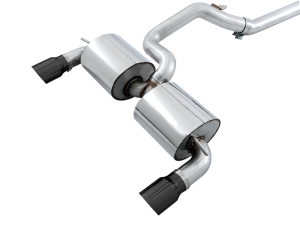 AWE Tuning - AWE Tuning Ford Focus RS Touring Edition Cat-back Exhaust - Non-Resonated - Diamond Black Tips - Image 5
