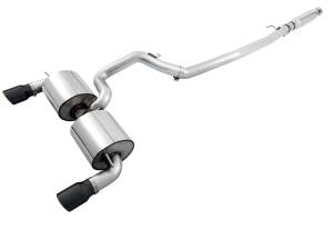 AWE Tuning - AWE Tuning Ford Focus RS Touring Edition Cat-back Exhaust - Resonated - Diamond Black Tips - Image 3