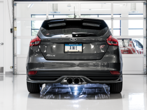 AWE Tuning - AWE Tuning Ford Focus ST Touring Edition Cat-back Exhaust - Non-Resonated - Chrome Silver Tips - Image 6