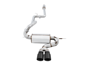 AWE Tuning - AWE Tuning Ford Focus ST Touring Edition Cat-back Exhaust - Resonated - Diamond Black Tips - Image 5
