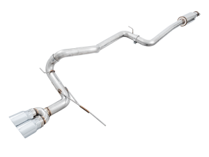 AWE Tuning - AWE Tuning Ford Focus ST Track Edition Cat-back Exhaust - Chrome Silver Tips - Image 4