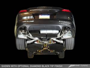 AWE Tuning - AWE Tuning Porsche Panamera S/4S Touring Edition Exhaust System - Polished Silver Tips - Image 3