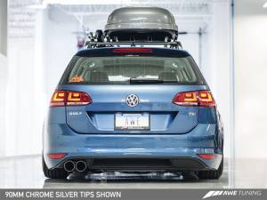 AWE Tuning - AWE Tuning VW MK7 Golf SportWagen Touring Edition Exhaust w/Chrome Silver Tips (90mm) - Image 3