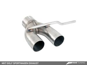 AWE Tuning - AWE Tuning VW MK7 Golf SportWagen Touring Edition Exhaust w/Chrome Silver Tips (90mm) - Image 8